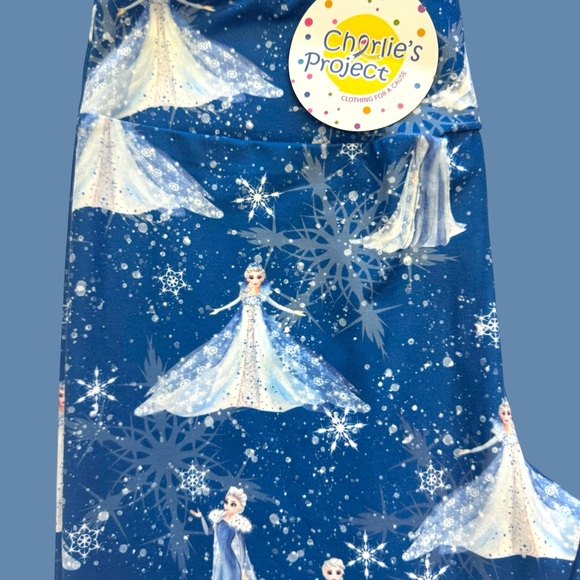 Charlie’s Project Disney’s Frozen Elsa Soft as Cloud Women’s Leggings | One Size - Picture 4 of 12